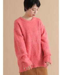 sm2rhythm | ブークレニットプルオーバー(ニット/セーター)