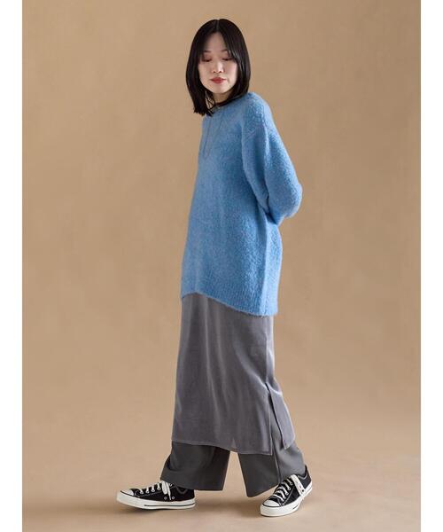 sm2rhythm（サマンサモスモスリズム）の「ブークレニットプルオーバー（ニット/セーター・レディース・ベージュ/グリーン/ピンク/ブルー・F）」の13枚目の写真