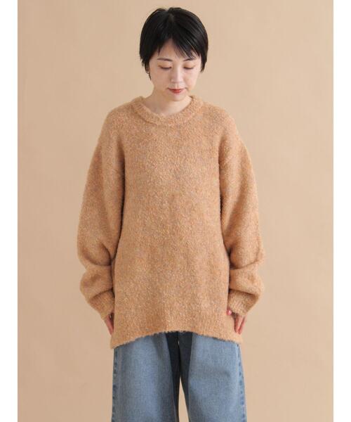 sm2rhythm（サマンサモスモスリズム）の「ブークレニットプルオーバー（ニット/セーター・レディース・ベージュ/グリーン/ピンク/ブルー・F）」の17枚目の写真