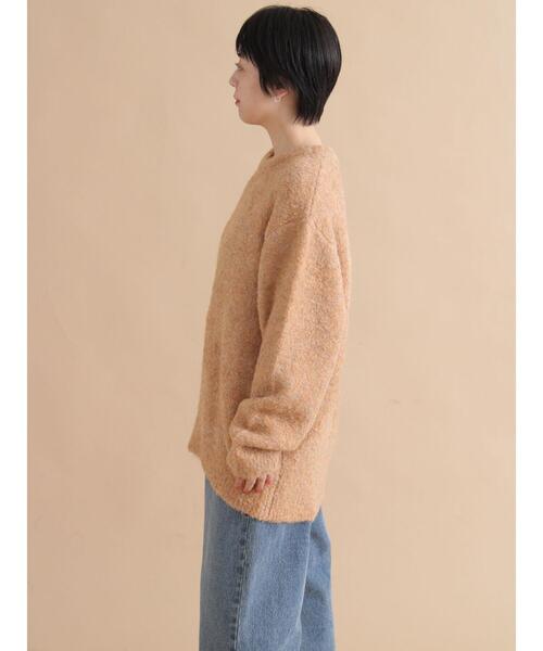 sm2rhythm（サマンサモスモスリズム）の「ブークレニットプルオーバー（ニット/セーター・レディース・ベージュ/グリーン/ピンク/ブルー・F）」の18枚目の写真