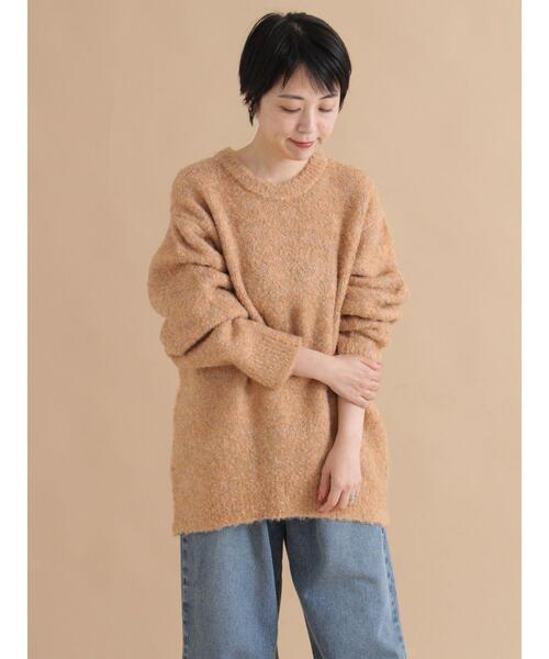 sm2rhythm（サマンサモスモスリズム）の「ブークレニットプルオーバー（ニット/セーター・レディース・ベージュ/グリーン/ピンク/ブルー・F）」の20枚目の写真