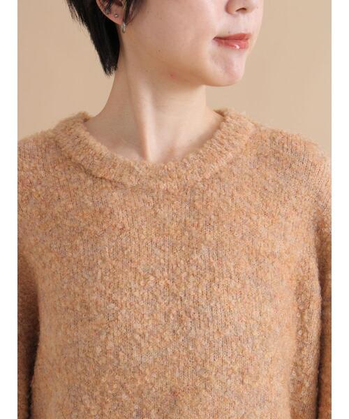 sm2rhythm（サマンサモスモスリズム）の「ブークレニットプルオーバー（ニット/セーター・レディース・ベージュ/グリーン/ピンク/ブルー・F）」の22枚目の写真