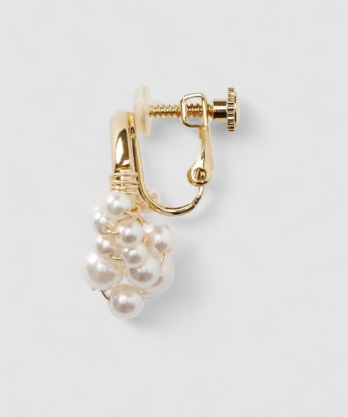 ANAYI(アナイ)の「【Eternal Line 2026】バブルパールイヤリング(イヤリング・レディース・オフホワイト/ピンクベージュ・FREE)」の12枚目の写真