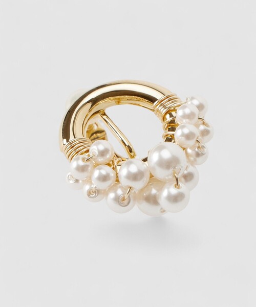 ANAYI(アナイ)の「【Eternal Line 2026】バブルパールイヤリング(イヤリング・レディース・オフホワイト/ピンクベージュ・FREE)」の14枚目の写真