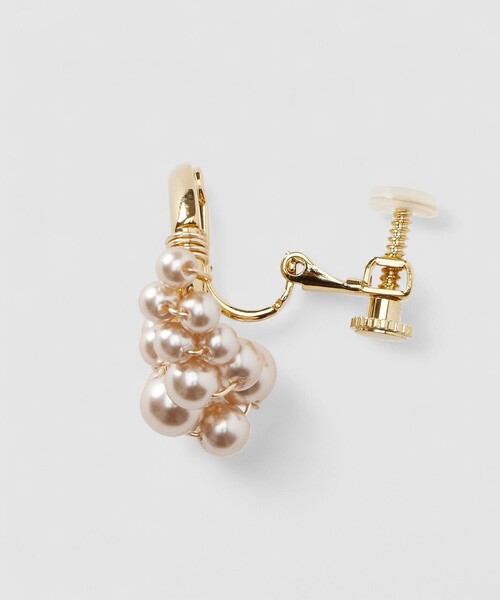 ANAYI(アナイ)の「【Eternal Line 2026】バブルパールイヤリング(イヤリング・レディース・オフホワイト/ピンクベージュ・FREE)」の6枚目の写真