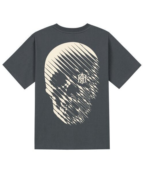 KAN6312(カン6312)の「KTG0143 スカルレイン 半袖Tシャツ - グレー(Tシャツ/カットソー・メンズ・その他・SMALL/MEDIUM/LARGE/X-LARGE)」の1枚目の写真
