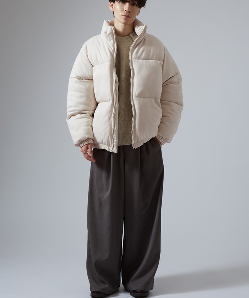 improves（インプローブス）の「スエードタッチ パデッドブルゾン（ダウンジャケット/コート・メンズ・チャコール/ライトベージュ・SMALL/MEDIUM/LARGE/X-LARGE）」の12枚目の写真