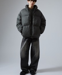 improves（インプローブス）の「スエードタッチ パデッドブルゾン（ダウンジャケット/コート）」