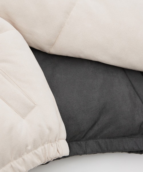 improves（インプローブス）の「スエードタッチ パデッドブルゾン（ダウンジャケット/コート・メンズ・チャコール/ライトベージュ・SMALL/MEDIUM/LARGE/X-LARGE）」の13枚目の写真