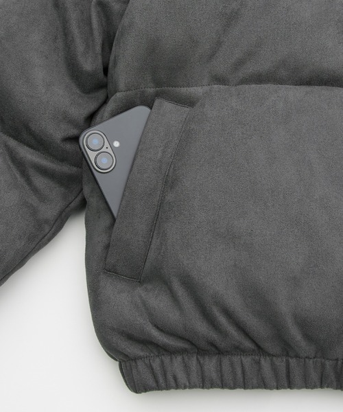 improves（インプローブス）の「スエードタッチ パデッドブルゾン（ダウンジャケット/コート・メンズ・チャコール/ライトベージュ・SMALL/MEDIUM/LARGE/X-LARGE）」の16枚目の写真