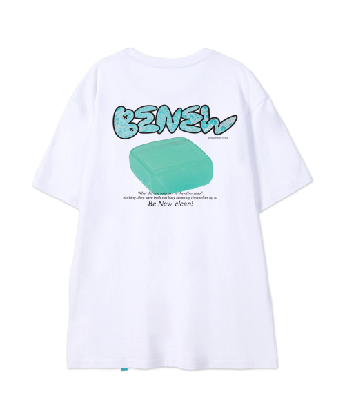 ASTRAL PROJECTION（アストラルプロジェクション）の「[ビ ニュー]コットンルーズフィット半袖Tシャツ_ホワイト（Tシャツ/カットソー・メンズ・その他・LARGE/MEDIUM/X-LARGE/XX-LARGE）」の3枚目の写真