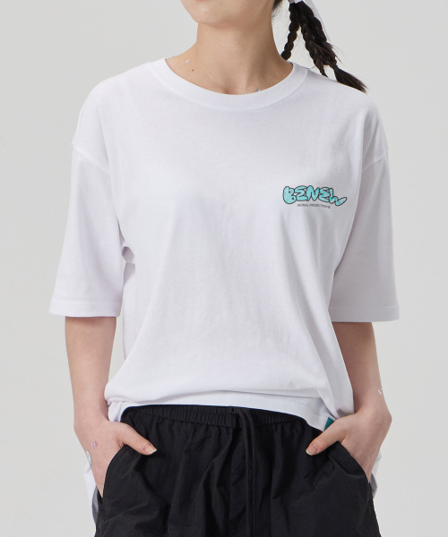ASTRAL PROJECTION（アストラルプロジェクション）の「[ビ ニュー]コットンルーズフィット半袖Tシャツ_ホワイト（Tシャツ/カットソー・メンズ・その他・LARGE/MEDIUM/X-LARGE/XX-LARGE）」の5枚目の写真