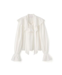 LENINA（レニーナ）の「ELENA frill tie blouse_WHITE（シャツ/ブラウス）」