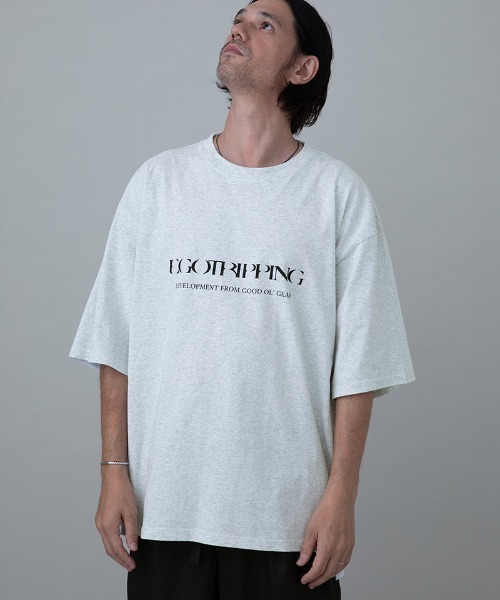 EGO TRIPPING（エゴトリッピング）の「mt10119- PRINTTEE -A short Tシャツ(666606)（Tシャツ/カットソー・メンズ・ブラック/アッシュ/ホワイト・46/48/50）」の3枚目の写真