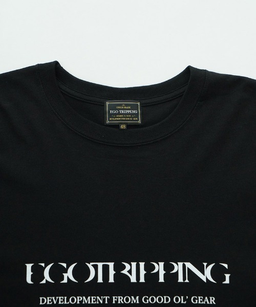 EGO TRIPPING（エゴトリッピング）の「mt10119- PRINTTEE -A short Tシャツ(666606)（Tシャツ/カットソー・メンズ・ブラック/アッシュ/ホワイト・46/48/50）」の17枚目の写真