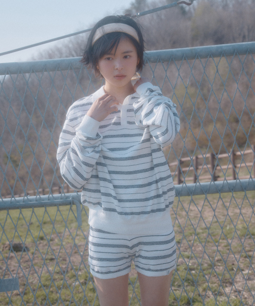 LMOOD(エルムード)の「(W) セーラーブークルマイクロショーツストライプ(その他パンツ・レディース・その他・ONE)」の2枚目の写真