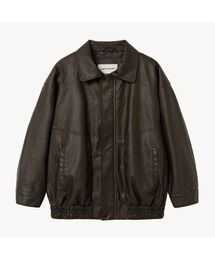 オーバーサイズ」に該当するライダースジャケットファッション通販