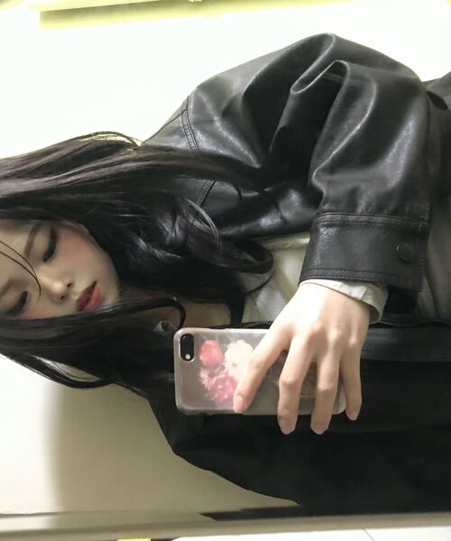 LADY VOLUME（レディーボリューム）の「9200 ヴィンテージコーティングレザーオーバーサイズジャケット (ブラウン)（ライダースジャケット・レディース・その他・FREE）」の13枚目の写真