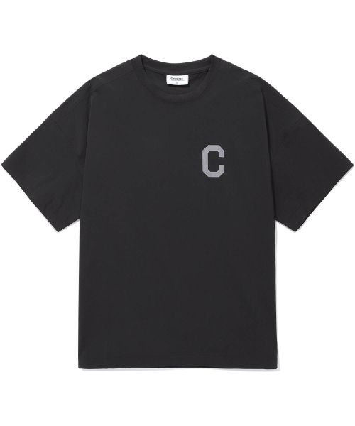 COVERNAT(カバーナット)の「カレッジテックナイロンTシャツブラック(Tシャツ/カットソー・レディース・その他・MEDIUM/SMALL/X-LARGE/X-SMALL/LARGE)」の1枚目の写真