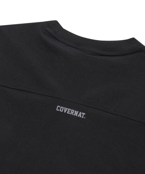 COVERNAT(カバーナット)の「カレッジテックナイロンTシャツブラック(Tシャツ/カットソー・レディース・その他・MEDIUM/SMALL/X-LARGE/X-SMALL/LARGE)」の4枚目の写真