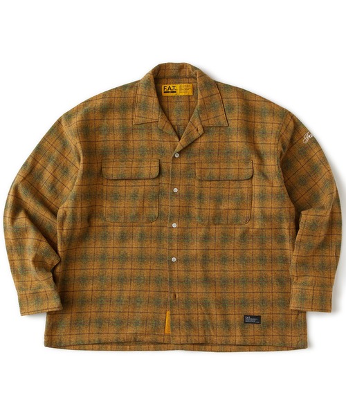 FAT（エフエイティー）の「HEATHERCROP（シャツ/ブラウス・メンズ・ネイビー/グレー/イエロー・FAT(XL)/JUMBO(XXL)/TITCH(M)/SKINNY(L)）」の3枚目の写真