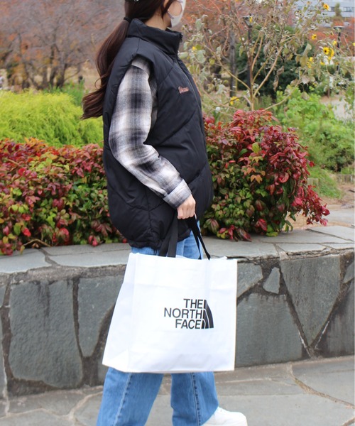 THE NORTH FACE（ザノースフェイス）の「【THE NORTH FACE/ザノースフェイス】ショッパーバッグM(SHOPPER　BAG　M）（エコバッグ/サブバッグ・レディース・ホワイト・ONESIZE）」の20枚目の写真