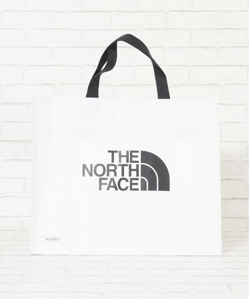 THE NORTH FACE（ザノースフェイス）の「【THE NORTH FACE/ザノースフェイス】ショッパーバッグM(SHOPPER　BAG　M）（エコバッグ/サブバッグ・レディース・ホワイト・ONESIZE）」の3枚目の写真