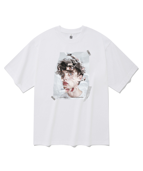 RADINEO(ラディネオ)の「フェイス 半袖Tシャツ ホワイト(Tシャツ/カットソー・メンズ・その他・LARGE/MEDIUM/SMALL/X-LARGE)」の1枚目の写真