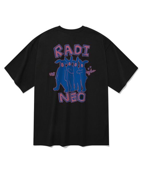 RADINEO(ラディネオ)の「ハッピートゥギャザー 半袖Tシャツ ブラック(Tシャツ/カットソー・メンズ・その他・LARGE/MEDIUM/SMALL/X-LARGE)」の1枚目の写真