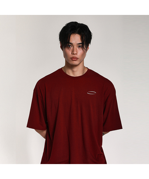 RVD(アールブイディー)の「(7周年キャンペーン) 07 オーバーサイズ 半袖Tシャツ (ハーバードバーガンディ)(Tシャツ/カットソー・メンズ・その他・LARGE/X-LARGE)」の1枚目の写真