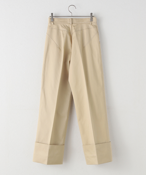 Noble(ノーブル)の「ロールアップチノパンツ(チノパンツ・レディース・ベージュ・38/36)」の2枚目の写真