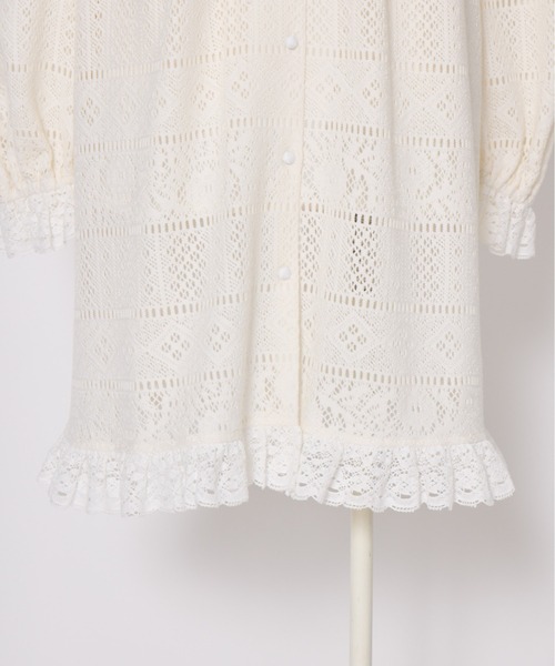 Fiorforte（フィオルフォルテ）の「rosey lace negligee（ワンピース・レディース・ホワイト・FREE）」の12枚目の写真