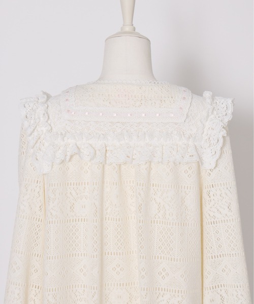 Fiorforte（フィオルフォルテ）の「rosey lace negligee（ワンピース・レディース・ホワイト・FREE）」の13枚目の写真