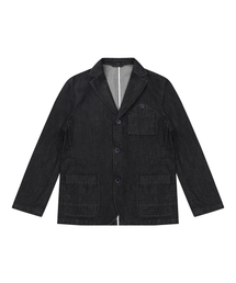 SOLEW（ソル）の「Denim 3-button jacket_black（デニムジャケット）」