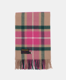 La TOTALITE | TWEEDMILL/ツイードミル ウール チェックストール 65*190cm(ストール/ショール)