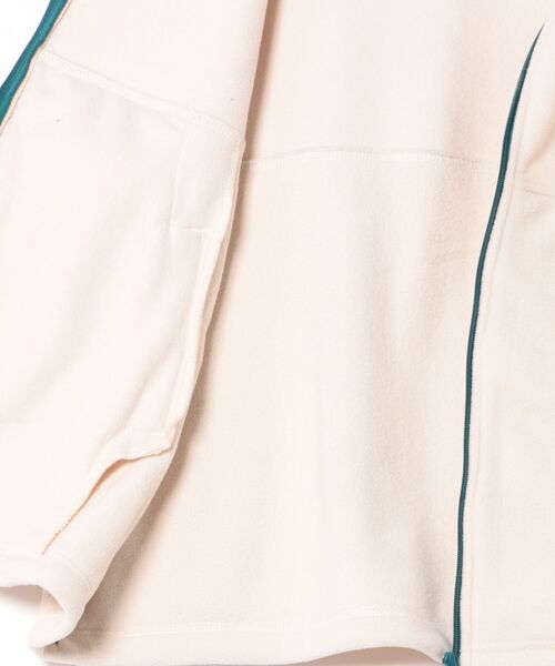 DISCUS（ディスカス）の「2026SS DISCUS/ディスカス オーバーサイズ フリース ワンポイント刺繍 無地/エスニック柄 スタンドベスト（ベスト・レディース・アイボリー/ブラック/サックスブルー/その他・M/L）」の20枚目の写真