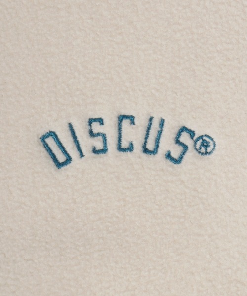 DISCUS（ディスカス）の「2026SS DISCUS/ディスカス オーバーサイズ フリース ワンポイント刺繍 無地/エスニック柄 スタンドベスト（ベスト・レディース・アイボリー/ブラック/サックスブルー/その他・M/L）」の11枚目の写真
