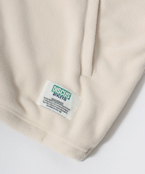DISCUS（ディスカス）の「2026SS DISCUS/ディスカス オーバーサイズ フリース ワンポイント刺繍 無地/エスニック柄 スタンドベスト（ベスト・レディース・アイボリー/ブラック/サックスブルー/その他・M/L）」の14枚目の写真