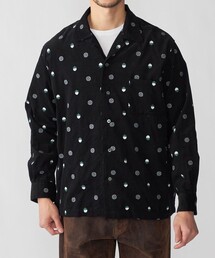 (28col以外販売中)BENCH MARKING SHIRTS: 刺繍シャツ
