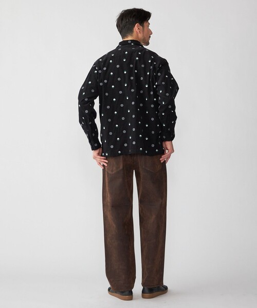 SHIPS(シップス)の「(28col以外販売中)BENCH MARKING SHIRTS: 刺繍シャツ(シャツ/ブラウス・メンズ・ナチュラル/ブラック・LARGE/MEDIUM)」の6枚目の写真