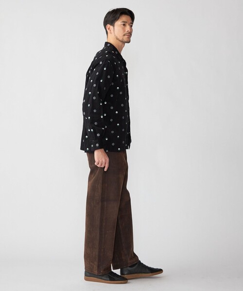 SHIPS(シップス)の「(28col以外販売中)BENCH MARKING SHIRTS: 刺繍シャツ(シャツ/ブラウス・メンズ・ナチュラル/ブラック・LARGE/MEDIUM)」の7枚目の写真
