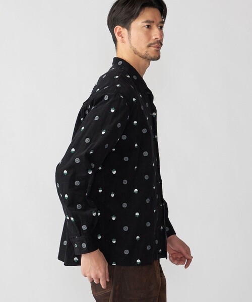 SHIPS(シップス)の「(28col以外販売中)BENCH MARKING SHIRTS: 刺繍シャツ(シャツ/ブラウス・メンズ・ナチュラル/ブラック・LARGE/MEDIUM)」の11枚目の写真