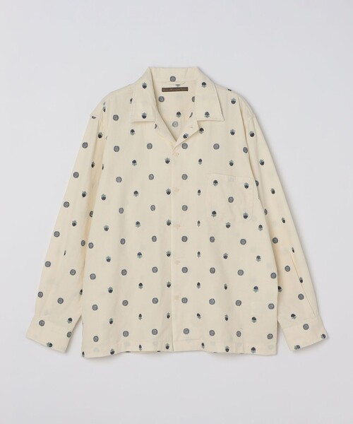 SHIPS(シップス)の「(28col以外販売中)BENCH MARKING SHIRTS: 刺繍シャツ(シャツ/ブラウス・メンズ・ナチュラル/ブラック・LARGE/MEDIUM)」の13枚目の写真