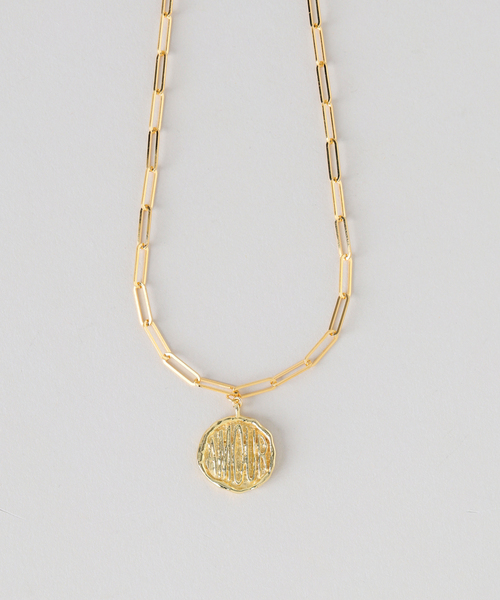 Chibi Jewels (チビジュエルズ)の「chibi jewels/チビジュエルズ Letter Coin Necklace(ネックレス・レディース・ゴールド・FREE)」の4枚目の写真