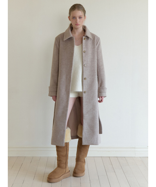 RE_L(リエル)の「Envy single wool coat (beige)(チェスターコート・レディース・その他・FREE)」の1枚目の写真