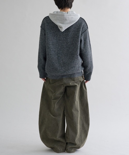 EPNK(イーピーエヌケー)の「Distressed Argyle Cardigan / ディストレストアーガイルカーディガン(カーディガン/ボレロ・メンズ・ブラウン/グレー/ブラック・LARGE/MEDIUM)」の22枚目の写真