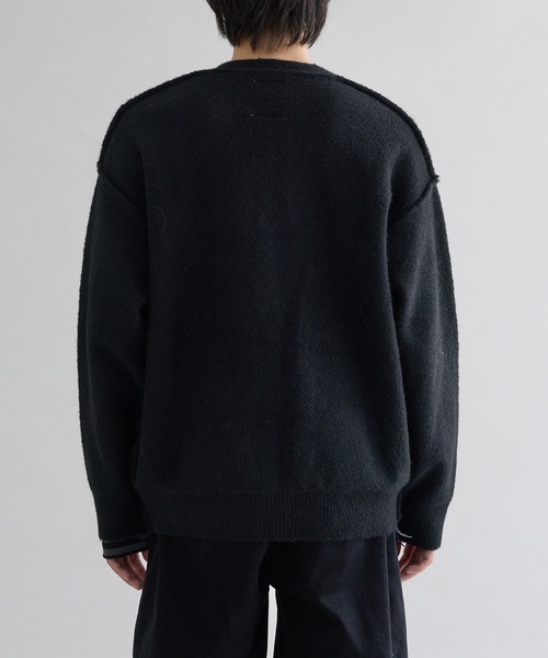 EPNK(イーピーエヌケー)の「Distressed Argyle Cardigan / ディストレストアーガイルカーディガン(カーディガン/ボレロ・メンズ・ブラウン/グレー/ブラック・LARGE/MEDIUM)」の6枚目の写真