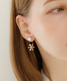 JewCasパールフルールピアス[JC4939]