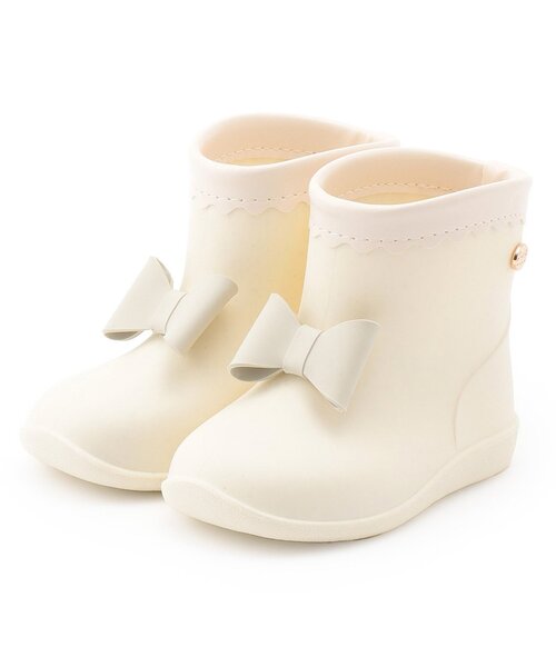 petit main(프티 마인)의 「아소트 레인 부츠(레인 슈즈)」｜크림