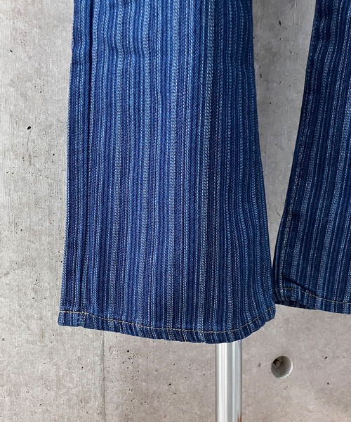 meJane(ミージェーン)の「ストライプ柄 ストレートデニムパンツ(デニムパンツ・レディース・ダークブルー・L/M)」の14枚目の写真